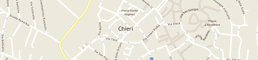 Mappa della impresa istituto santa teresa a CHIERI