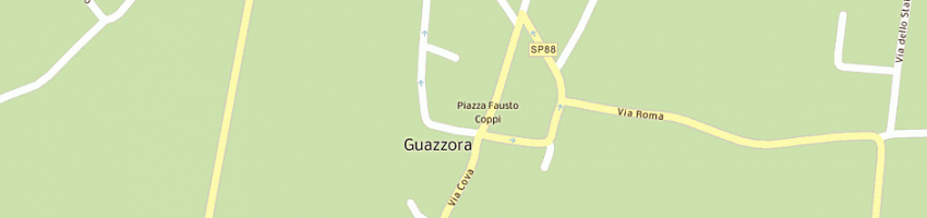 Mappa della impresa cascina carolina di pallavicini ezio a GUAZZORA