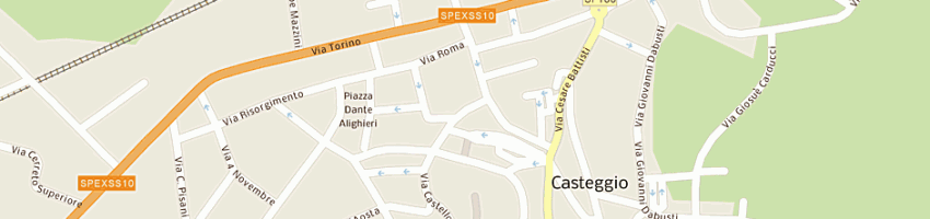Mappa della impresa vicini fausto e santagostino clara snc a CASTEGGIO