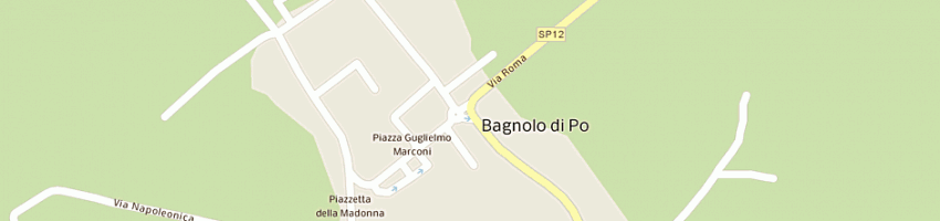 Mappa della impresa zamberlan sergio a BAGNOLO DI PO