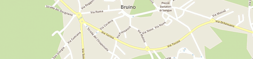 Mappa della impresa comune di bruino a BRUINO