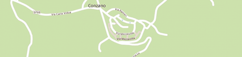 Mappa della impresa bar birreria l'uva blu a CONZANO