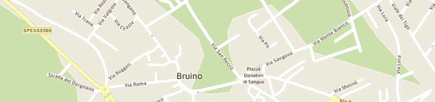 Mappa della impresa comune a BRUINO