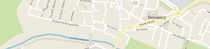 Mappa della impresa caffe cavour di gidue (snc) a BEINASCO