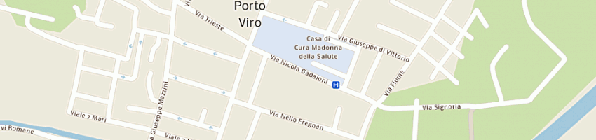 Mappa della impresa casa di cura madonna della salute a PORTO VIRO