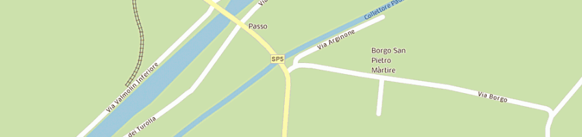 Mappa della impresa ferrari giuseppe a PONTECCHIO POLESINE