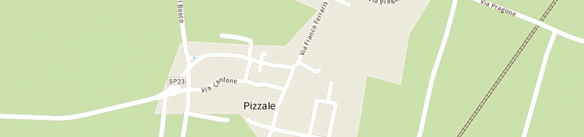 Mappa della impresa municipio a PIZZALE