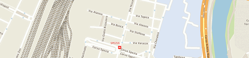 Mappa della impresa bronzino (sas) a TORINO