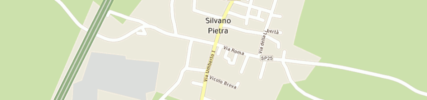 Mappa della impresa municipio a SILVANO PIETRA