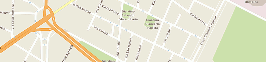 Mappa della impresa pl linea donna di pasquini lorena a TORINO