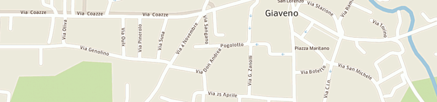 Mappa della impresa pizzeria bon bocon pasquale a GIAVENO