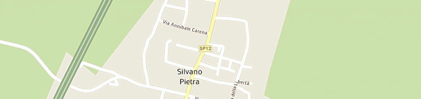 Mappa della impresa poste italiane spa a SILVANO PIETRA