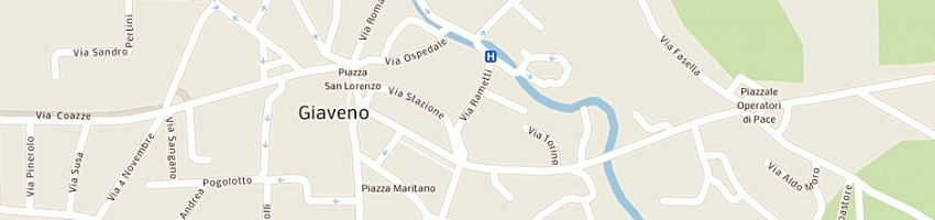 Mappa della impresa eurocom snc a GIAVENO