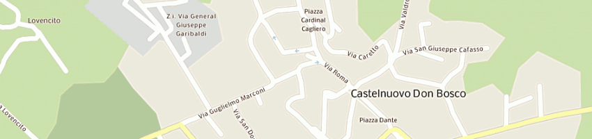 Mappa della impresa l'angolo del colore di fabaro a CASTELNUOVO DON BOSCO