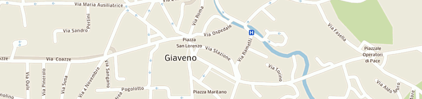 Mappa della impresa reviglio gianpiero a GIAVENO