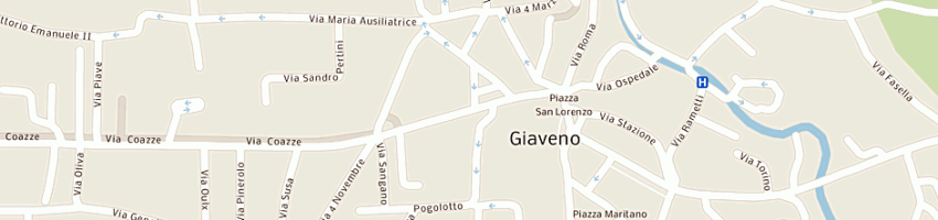 Mappa della impresa mellano garda valentina a GIAVENO