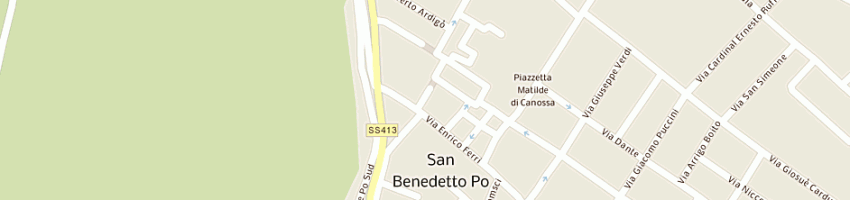 Mappa della impresa sentieri italia srl a SAN BENEDETTO PO