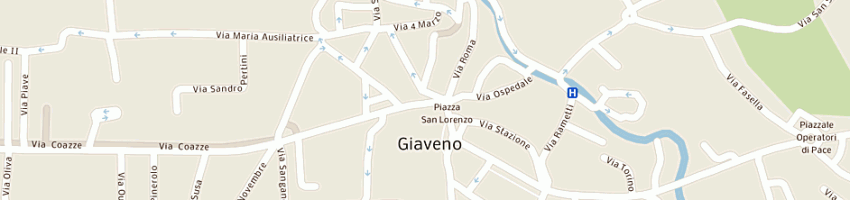 Mappa della impresa giacone egidio a GIAVENO