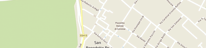 Mappa della impresa bar caffetteria chiostro degli abati snc a SAN BENEDETTO PO