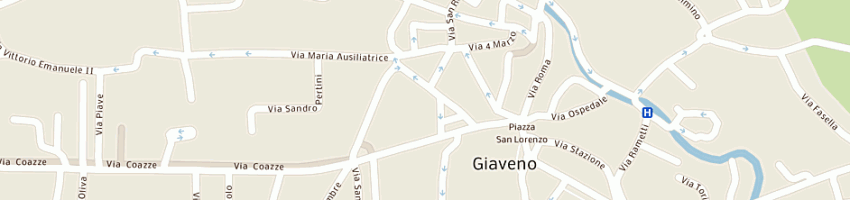 Mappa della impresa comune di giaveno ufficio turistico a GIAVENO
