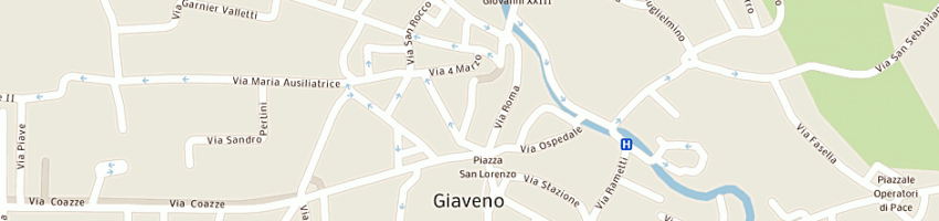 Mappa della impresa scuole pubbliche elementari a GIAVENO
