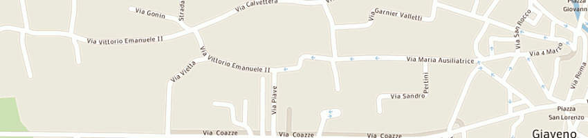 Mappa della impresa municipio a GIAVENO