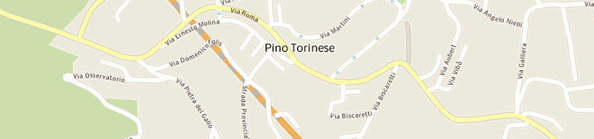 Mappa della impresa cartolibreria monica a PINO TORINESE