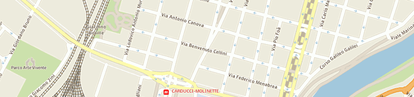 Mappa della impresa casassa mont andrea a TORINO