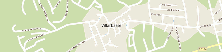 Mappa della impresa acquadro giuseppe a VILLARBASSE