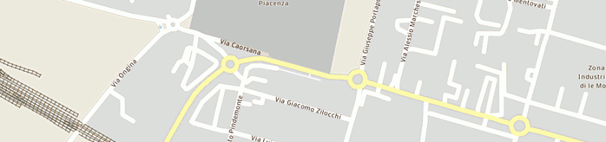 Mappa della impresa freschi italy srl a PIACENZA