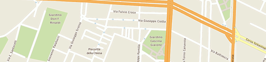 Mappa della impresa garassino carlo a TORINO