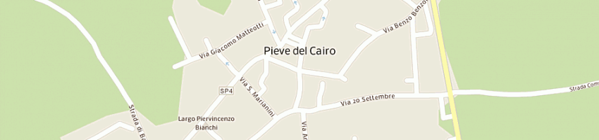 Mappa della impresa sisti fabrizio a PIEVE DEL CAIRO