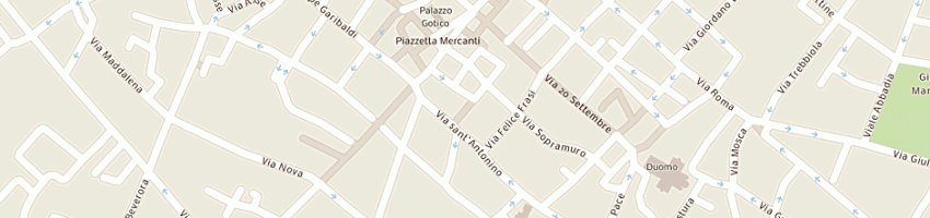 Mappa della impresa bar caffe' centrale a PIACENZA