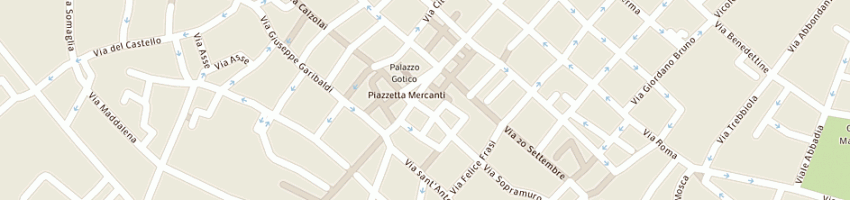 Mappa della impresa calzoleria rossi a PIACENZA