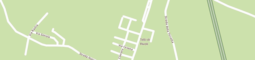Mappa della impresa zerbini modelli srl a RIVOLI