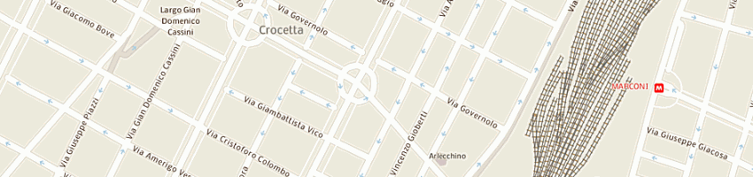 Mappa della impresa alberto remo carlo lanteri a TORINO