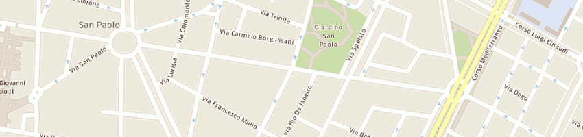 Mappa della impresa revello giovanni a TORINO