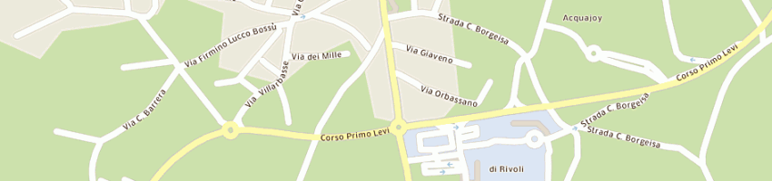 Mappa della impresa stazione servizio snc di pregnolato e bresciani a RIVOLI