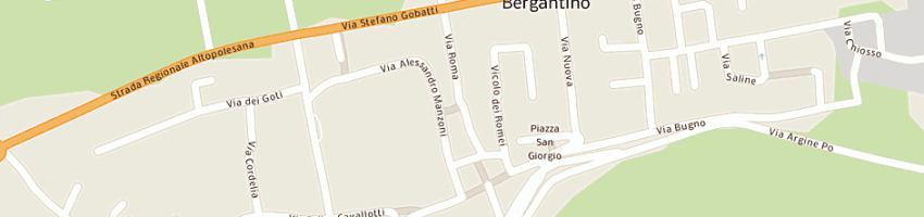 Mappa della impresa bar krazy di malaspina monia e c sas a BERGANTINO