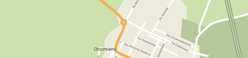 Mappa della impresa carabinieri a OCCIMIANO