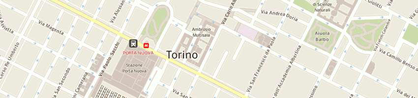 Mappa della impresa openjob spa agenzia per il lavoro a TORINO