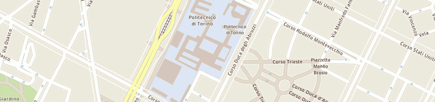 Mappa della impresa cooperativa italiana di ristorazione scrl a TORINO