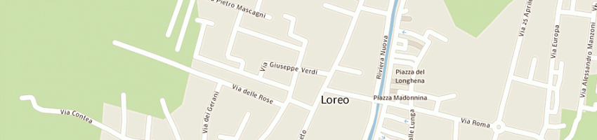 Mappa della impresa targa monia a LOREO