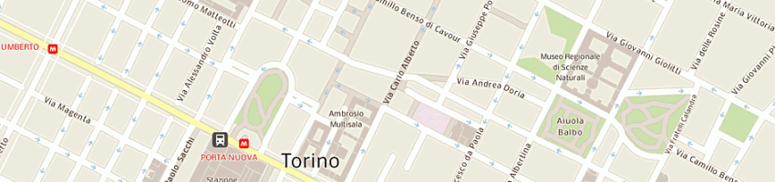 Mappa della impresa vittoria srl ristorante a TORINO