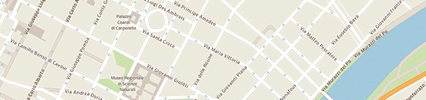 Mappa della impresa centro culturale pier giorgio frassati a TORINO
