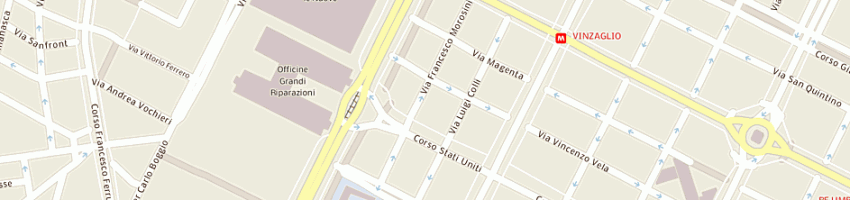 Mappa della impresa studio berardino srl a TORINO