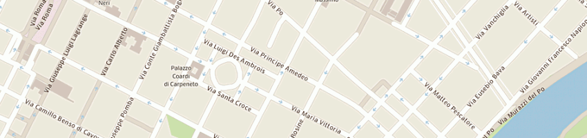 Mappa della impresa cafe' des artes a TORINO