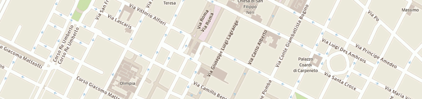 Mappa della impresa cocito gianfranco a TORINO