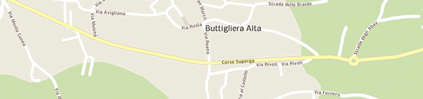 Mappa della impresa bocciofila pro buttigliera alta a BUTTIGLIERA ALTA