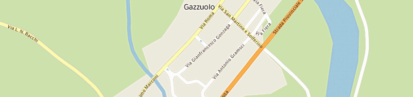 Mappa della impresa elettromagneti srl a GAZZUOLO